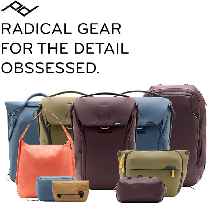 Peak Design Everyday Backpack 30L, Ocean, MagLatch Top, Dual Side Access, FlexFold Dividers, Fits 15" or 16" Laptop, For Camera Carry, Daily Commutes or Travel, Versatile Backpack for Men and Women