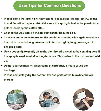 Upgraded Ultrasonic Ultra-Quiet USB Cute Cool Mist Mini Humidifier, for Kids Baby Nursery Bedroom, 7-Color Lights 2 Mist Mode Auto Shutoff Whisper Silent Small Cute Humidifier (220ml, White)