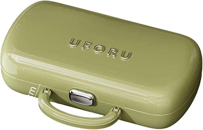 FKOG Retro Green Sewing Project Kit, 151 Pcs Sewing Kit with Portable Retro Hard-Shell Case, 18 Multicolor Thread Spools, Needles, Buttons, and Accessories (Used Green)