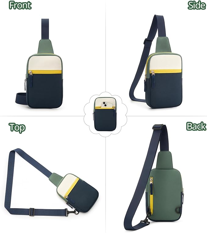 Birthday Gifts for 8 9 10 11 12 Year Old Teens Girls Kids, Fanny Pack Crossbody Bag Sling Belt Bags Purse, Dorm Travel Essentials for Girls Fashion, Preppy Tween Teen Girl Gift Trendy Stuff