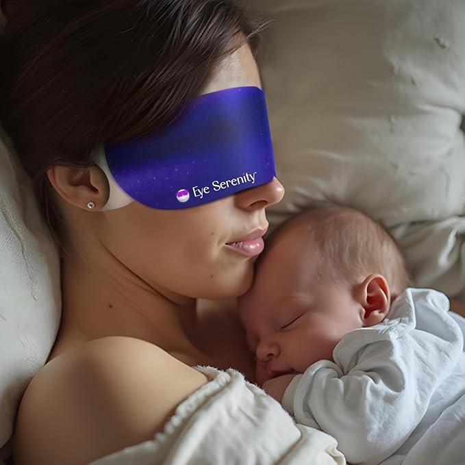 Lure Essentials Eye Serenity Steam Eye Mask, Heated Eye Mask, Self Heating Warm Compress for Dry Eyes, Fast Relief for Stye, Puffy Sensitive Eyes, Moist Heat, Gift for Women and Men - Unscented