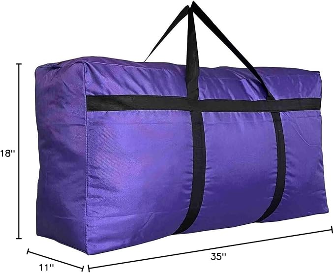 DoYiKe Extra Large Storage Duffle Bag with Zippers and Handles, Big Foldable Duffle Bag for Travel