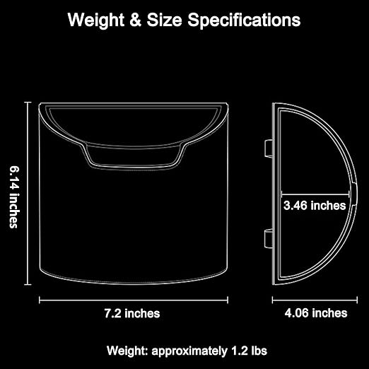 Leakproof Car Trash Can, Mini Car Trash Bin with Removable Liner, Waterproof Automotive Garbage Can for SUV, Truck, Vehicle, Home, Office, Multipurpose, Easy to Clean, Wine Red