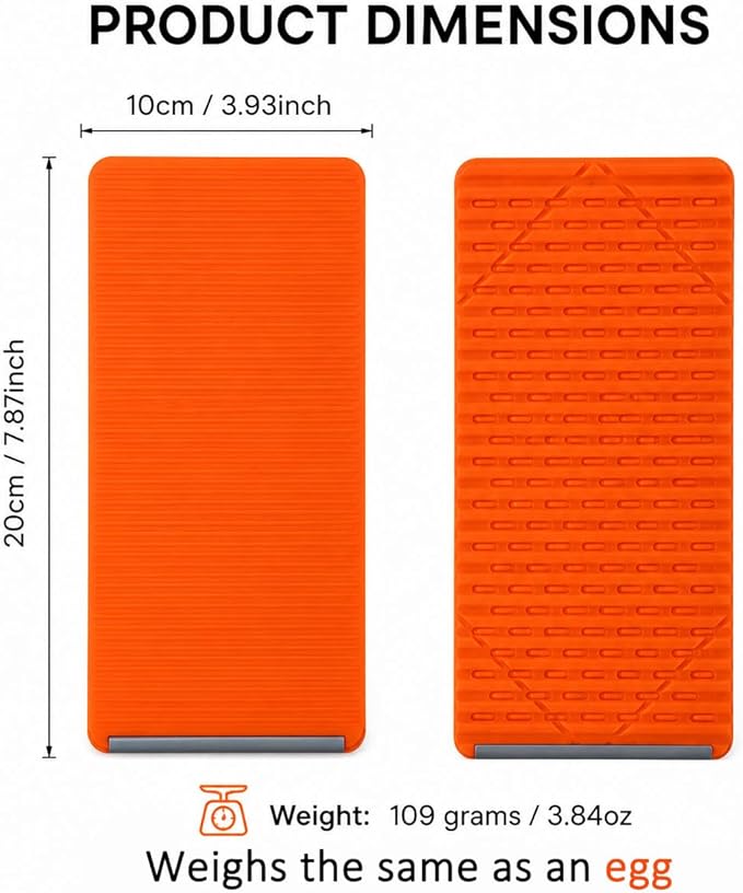 Portable Foldable Silicone Aluminum Phone Holder, 2026 New Flexible Silicone Aluminum Phone Holder, Folded into Any Shape, Universal Adjustable Anti-Slip Desktop Mount for Home Office Travel (Orange)