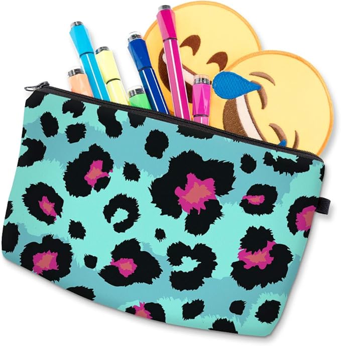 Deanfun Makeup Case Small, Cosmetic Zipper Bag Waterproof for Purse Mini, Women Cute Traveling Accessories Pouch for Ladies Thanksgiving Christmas Gifts(Lips D2-51488)