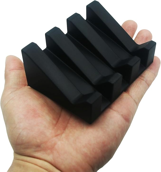 2 Pack Silicone Soap Dish with Suction Cup, Self Draining Soap Holder, Sponge Holder, for Shower,Bathroom,Kitchen Sink Organizer (Black)