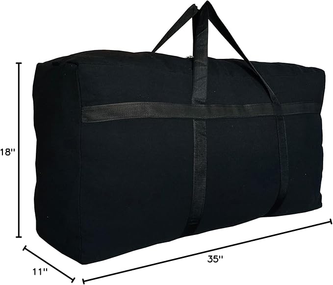 DoYiKe Extra Large Storage Duffle Bag with Zippers and Handles, Big Foldable Duffle Bag for Travel