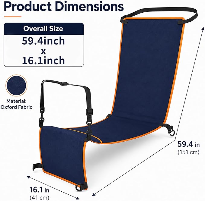Portable Airplane Foot Hammock for Travel, Adjustable Folding Hanging Footrest Leg Rest Sling for Plane Bus Car Train