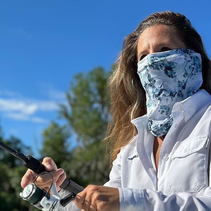 KastKing Sol Armis Neck Gaiter - UPF 50 Face Mask - UV Sun Protection Mask for Men & Women, Fishing, Hiking