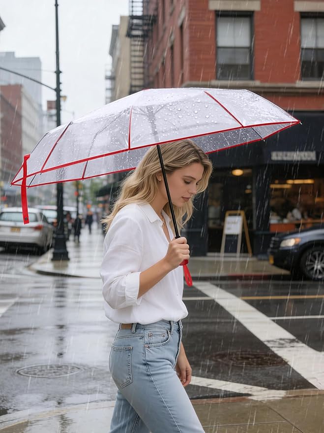 PTEROMY Windproof Travel Umbrellas for Rain and Sun, Withstands 85MPH Winds Auto Open Close Folding Umbrella with Ergonomic Handle, Quick Dry Canopy for Commuting or Backpack
