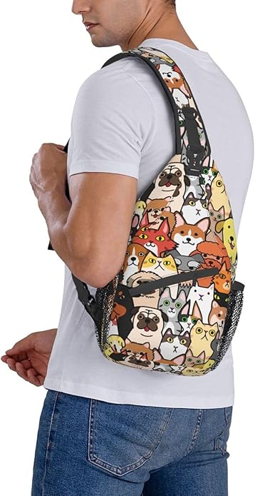Sling Backpack Unisex Crossbody Chest Bag Shoulder Chest Bag For Women Men Hiking Travel