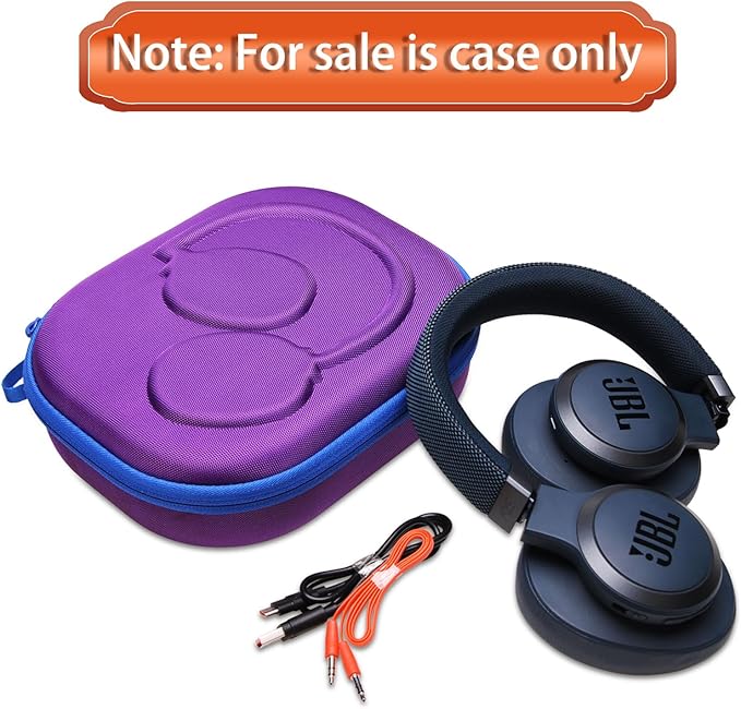 LTGEM Case Compatible with JBL Tune 520BT / 720BT / 520C / 770NC / 510BT / 670NC, for JBL Live 770NC / 670NC / 680NC / 780NC Headphones, Purple+Gray