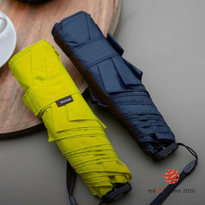 Knirps US.050 Ultra Light Pocket Size Manual Rain Umbrella with Carrying Case
