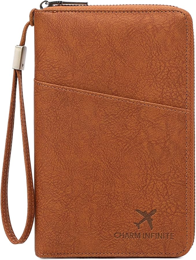 Family Passport Holder for Travel Women and Men RFID Passport Holder with Card Slots Holder Passport Case Passport cover Passport Wallet Travel Essentials and Accessories