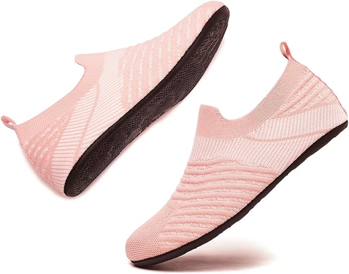 ditont Non-Slip Indoor House Slippers Lightweight Comfortable Grip House Home Shoes for Men Women