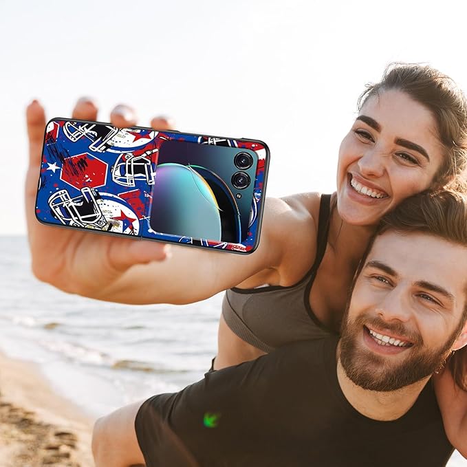 for Motorola Razr Plus 2025 Case,for Razor Plus 2025 Phone Case Cute Slim Hard PC Ultra-Thin Anti-Scratches Shockproof Protective Cover,Colorful Baseball Hat