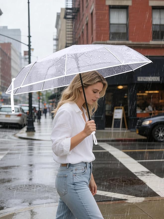 PTEROMY Windproof Travel Umbrellas for Rain and Sun, Withstands 85MPH Winds Auto Open Close Folding Umbrella with Ergonomic Handle, Quick Dry Canopy for Commuting or Backpack