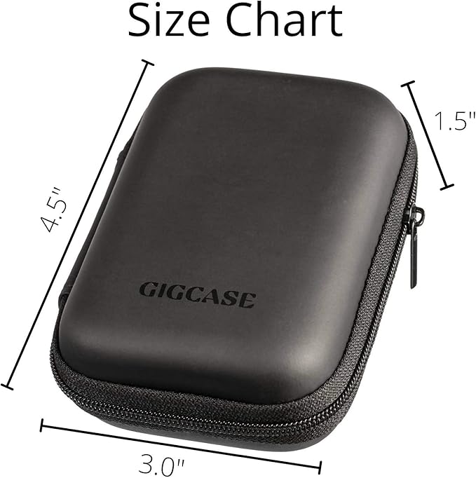 IEM Case for in-Ear Monitors, Headphones & Earbuds – EVA Travel Storage Bag for KZ ZS10/ZS10 Pro/ZSN/ZST/ZEX/AS10/AS16, CCZ ZC02/Melody, CCA CRA, Shure SE215, Moondrop Chu, KBEAR KS1, TANGZU Wan’er