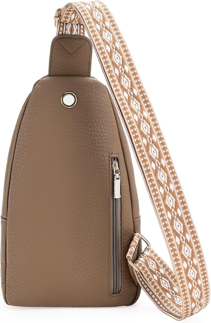 GAEKEAO Sling Bag Crossbody Bags for Women Vegan Leather Fanny Pack Chest Travel Anti Theft Purse Shoulder Bag handbags Gifts
