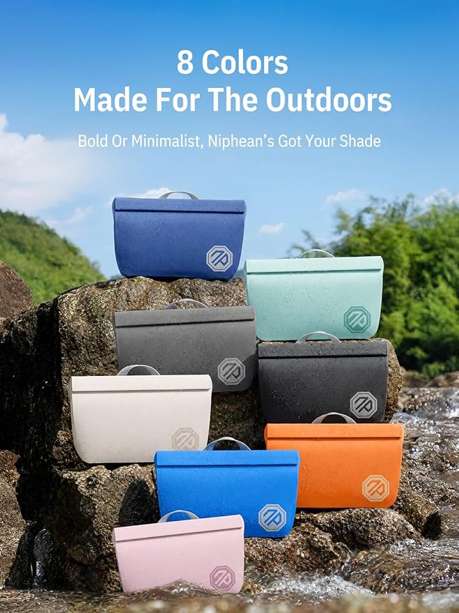 niphean IPX7 Waterproof Fanny Pack with Magnetic One-Hand Closure, Durable Waterproof Dry Bag, for Kayaking, Paddle Boarding, Beach Cruise Essentials, 2.5L Phone Pouch Dry Bags for Men Women