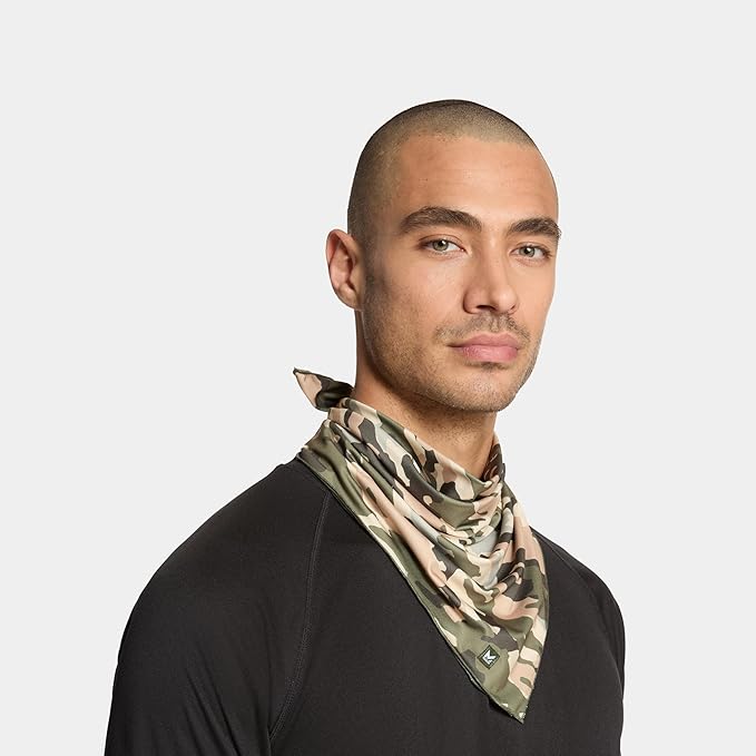 MISSION Cooling Bandana - Lightweight & Breathable - Cools Up to 2 Hours - UPF 50 Sun Protection - Machine Washable