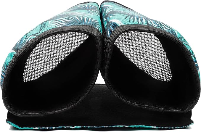 riemot Luggage Travel Cup Holder Free Hand Drink Carrier - Hold Two Coffee Mugs - Fits Roll on Suitcase Handles - Gifts for Flight Attendants Travelers Accessories Vacation Leaf