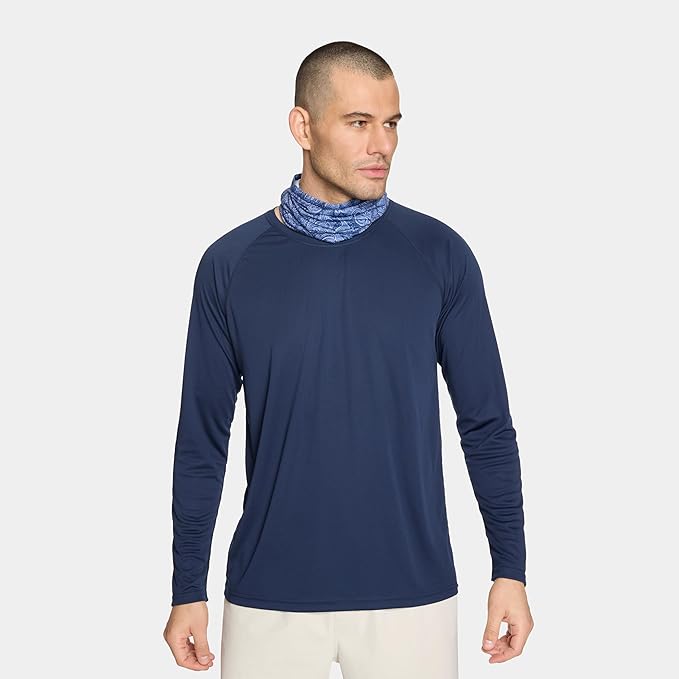 MISSION Multi-Use Neck Gaiter Face Mask for Ski & Outdoors, UPF 50, Breathable Lightweight Fabric
