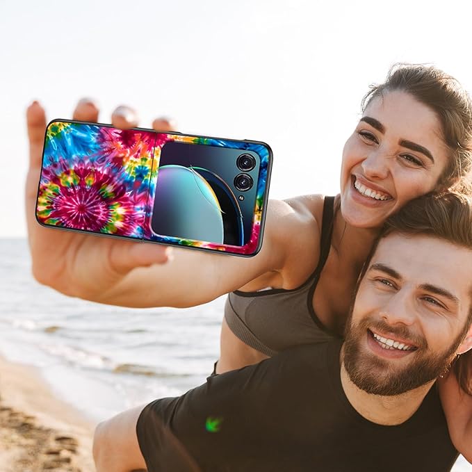 for Motorola Razr Plus 2025 Case,for Razor Plus 2025 Phone Case Cute Slim Hard PC Ultra-Thin Anti-Scratches Shockproof Protective Cover,Colorful