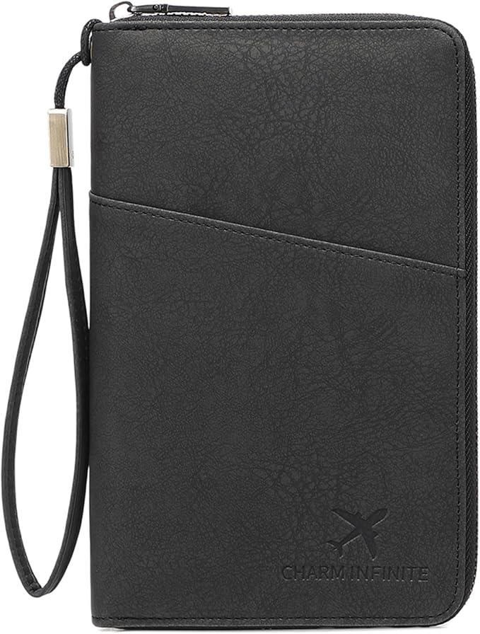 Family Passport Holder for Travel Women and Men RFID Passport Holder with Card Slots Holder Passport Case Passport cover Passport Wallet Travel Essentials and Accessories