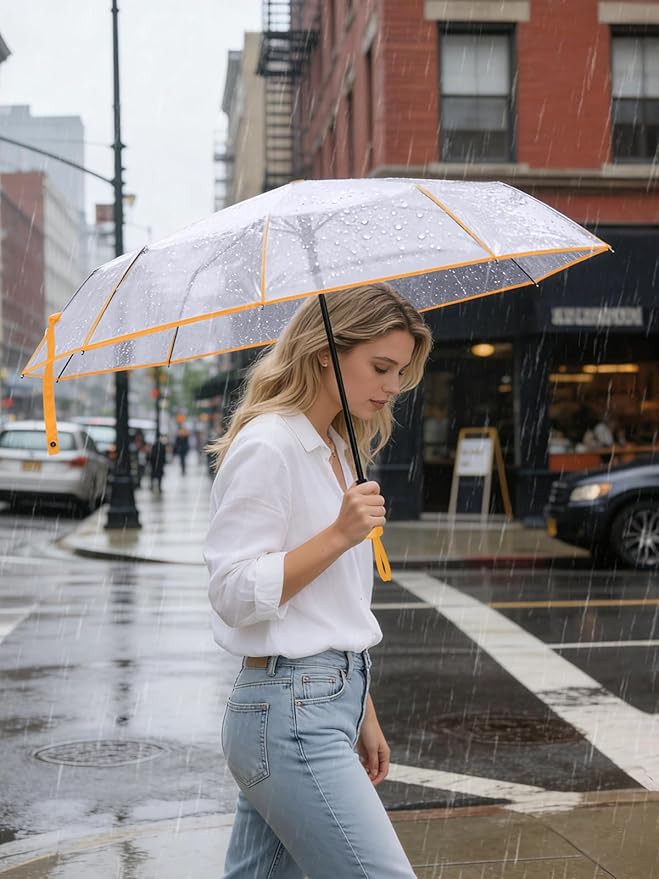 PTEROMY Windproof Travel Umbrellas for Rain and Sun, Withstands 85MPH Winds Auto Open Close Folding Umbrella with Ergonomic Handle, Quick Dry Canopy for Commuting or Backpack