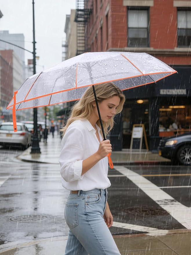 PTEROMY Windproof Travel Umbrellas for Rain and Sun, Withstands 85MPH Winds Auto Open Close Folding Umbrella with Ergonomic Handle, Quick Dry Canopy for Commuting or Backpack