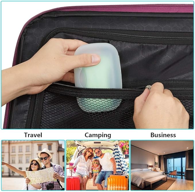 Travel Soap Holder Bar Soap Dish Shower Soap Saver Case Container Box for Bathroom Camping Gym Vonpri (Clear Without Bag)