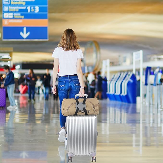 Bag Bungee for Luggage,Luggage Straps Bag Bungees for Add a Bag Easy to Travel Suitcase Elastic Strap Belt(Easy Version Grey
