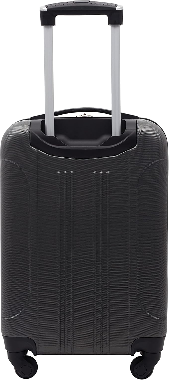 Travelers Club Cosmo Luggage, Charcoal Grey - 20 Inch, 20-Inch