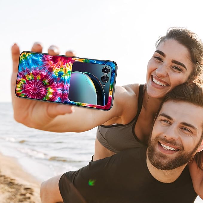 for Motorola Razr 2025 Case,for Moto Razr 60 Phone Case Cute Slim Hard PC Ultra-Thin Anti-Scratches Shockproof Protective Phone Cover,Colorful