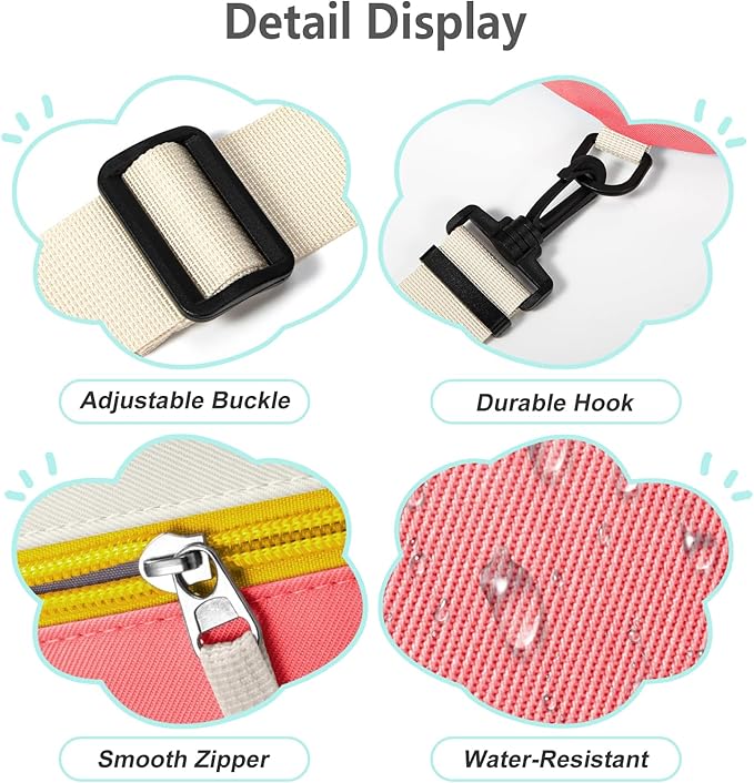 Birthday Gifts for 8 9 10 11 12 Year Old Teens Girls Kids, Fanny Pack Crossbody Bag Sling Belt Bags Purse, Dorm Travel Essentials for Girls Fashion, Preppy Tween Teen Girl Gift Trendy Stuff