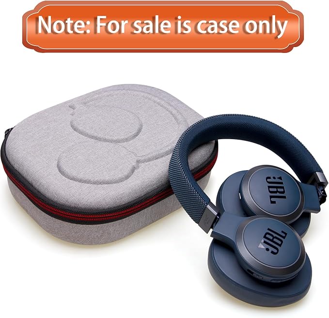 LTGEM Case Compatible with JBL Tune Junior 470NC / JR 460NC / 770NC / 510BT / 720BT / 520BT / 520C / 670NC, for JBL Live 770NC / 670NC / 680NC / 780NC Headphones, Gray