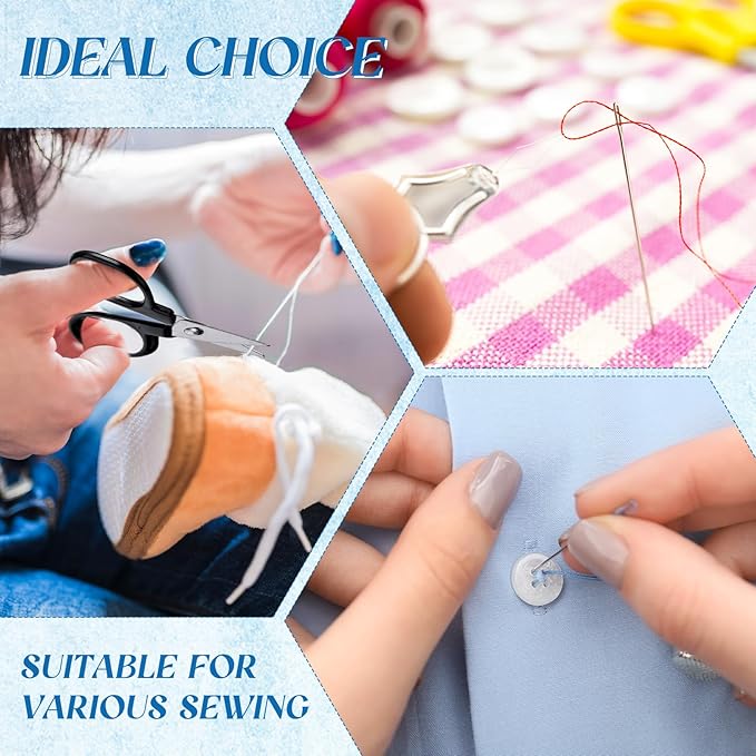 Knitgrip 25 Boxes Mini Travel Sewing Kit Quick Fix Sewing Kits Bulk Basic Portable Pre Threaded Needle Emergency Repair Tool for Adults DIY Handcraft Wedding Gifts Beginner Traveler Home Hotel (Blue)
