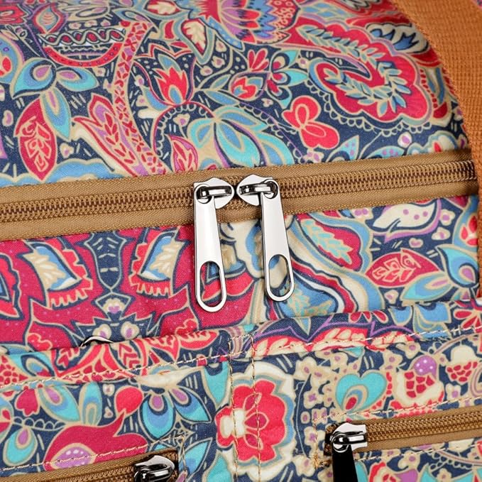 BAOSHA Beautiful Garment Bag Travel Duffle Bag Hybrid Hanging Suit Luggage Bag for Women XZ-03 (Flower)