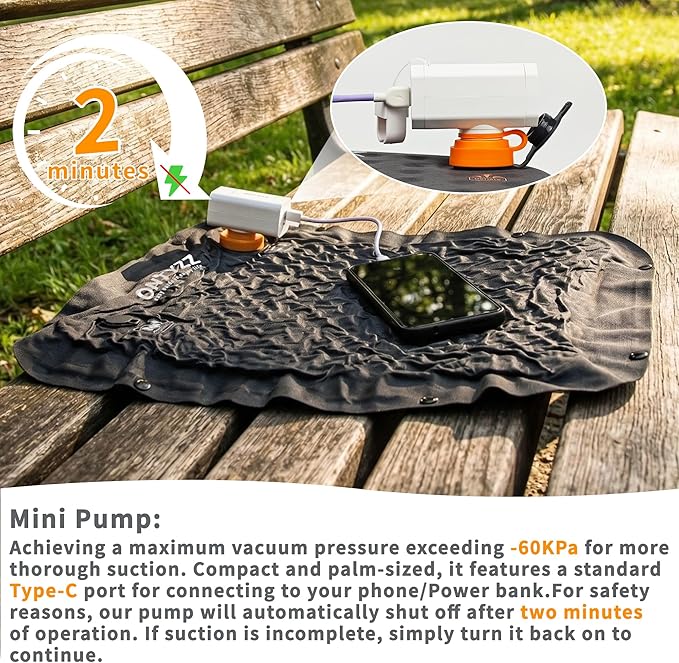 ONTYZZ Inflatable Seat Cushion Lightweight Airplane Seat Cushion Stadium Seat Travel Cushion for Climbing Hiking Office Airplane