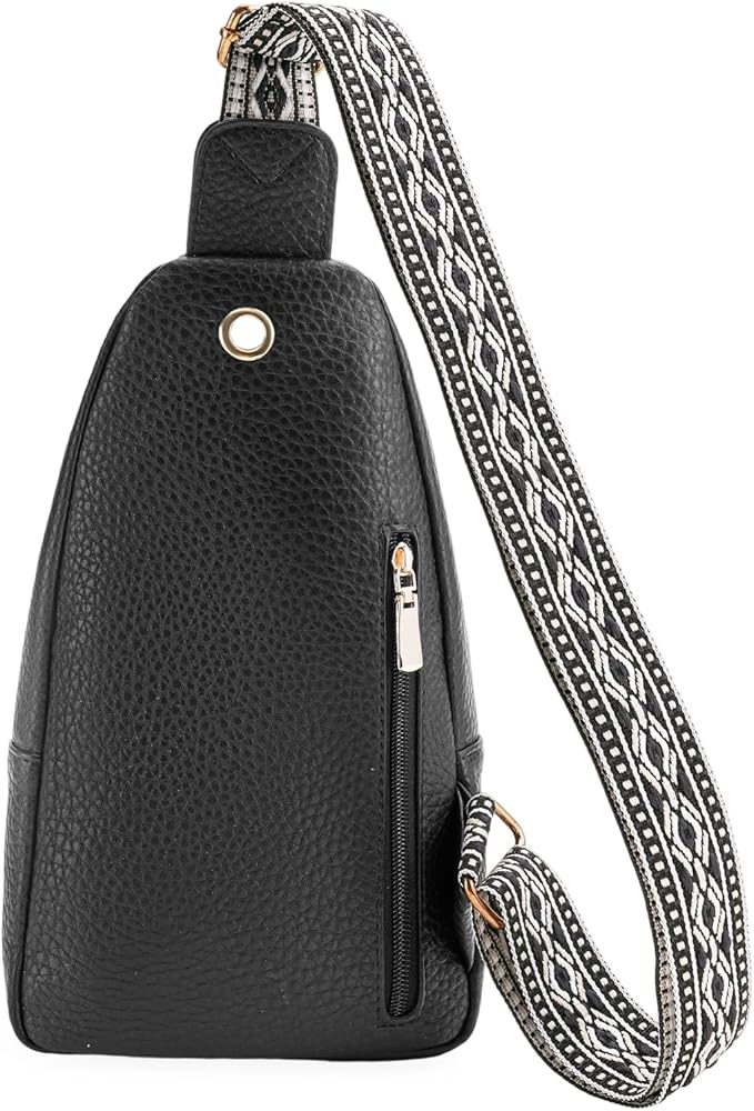 GAEKEAO Sling Bag Crossbody Bags for Women Vegan Leather Fanny Pack Chest Travel Anti Theft Purse Shoulder Bag handbags Gifts