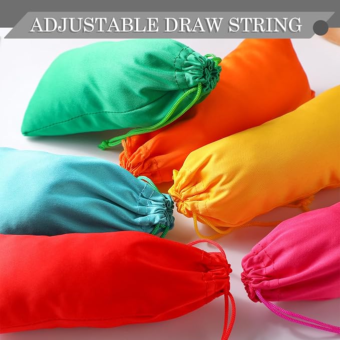 Shinylin 24 Pcs Sunglass Pouch Drawstring Microfiber Pouch Multicolor Soft Sunglasses Case Sunglasses Bag Eyeglass(Bright Colors,Fresh)