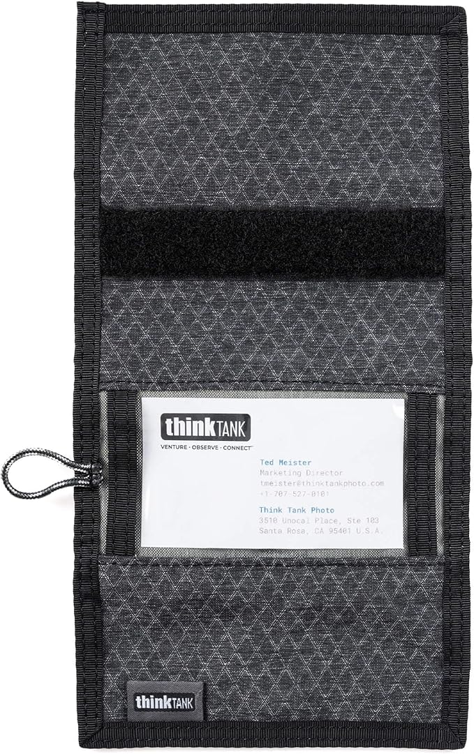 Think Tank Secure Pixel Pocket Rocket V2 Folding Wallet for Multiple Card Sizes (Black Slate)