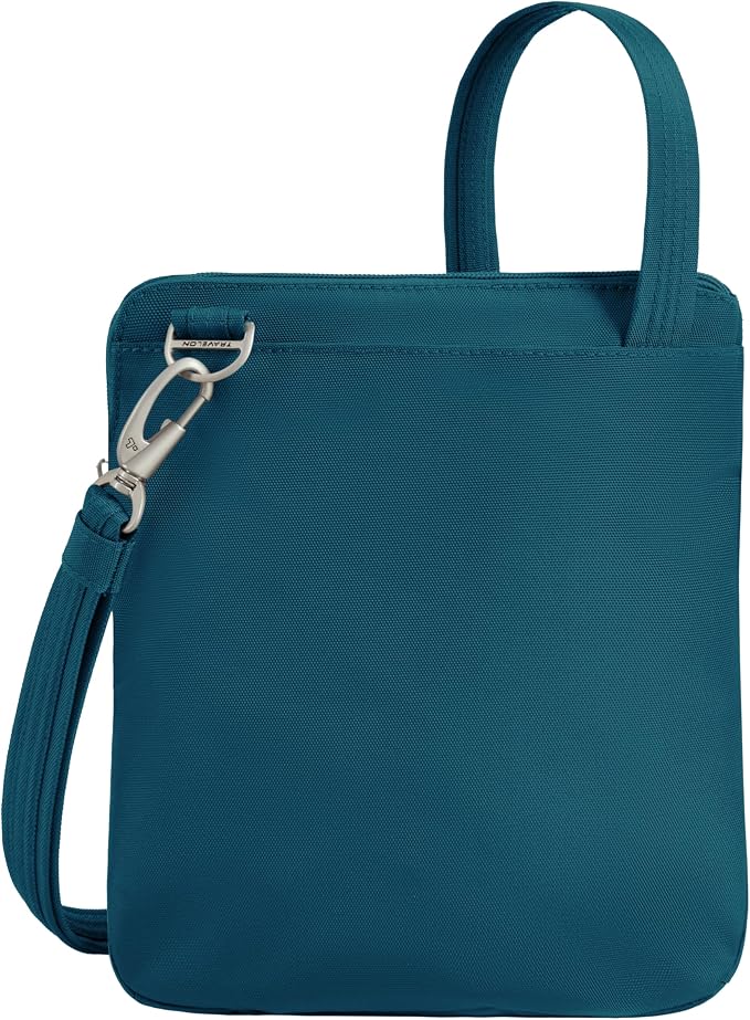 Travelon Anti-theft Classic Slim Double Zip Crossbody