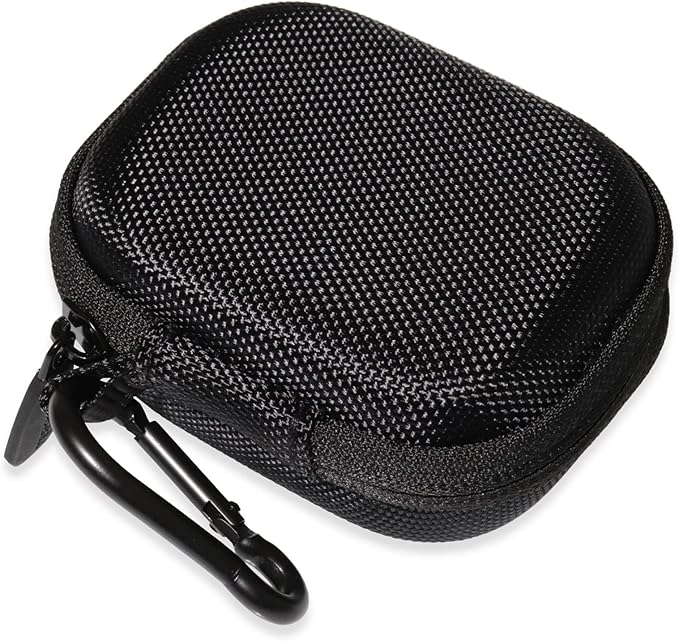 Case for TAGRY X08 Bluetooth Headphones True Wireless Earbuds 60H, mesh Pocket for Charge Cable (Black)