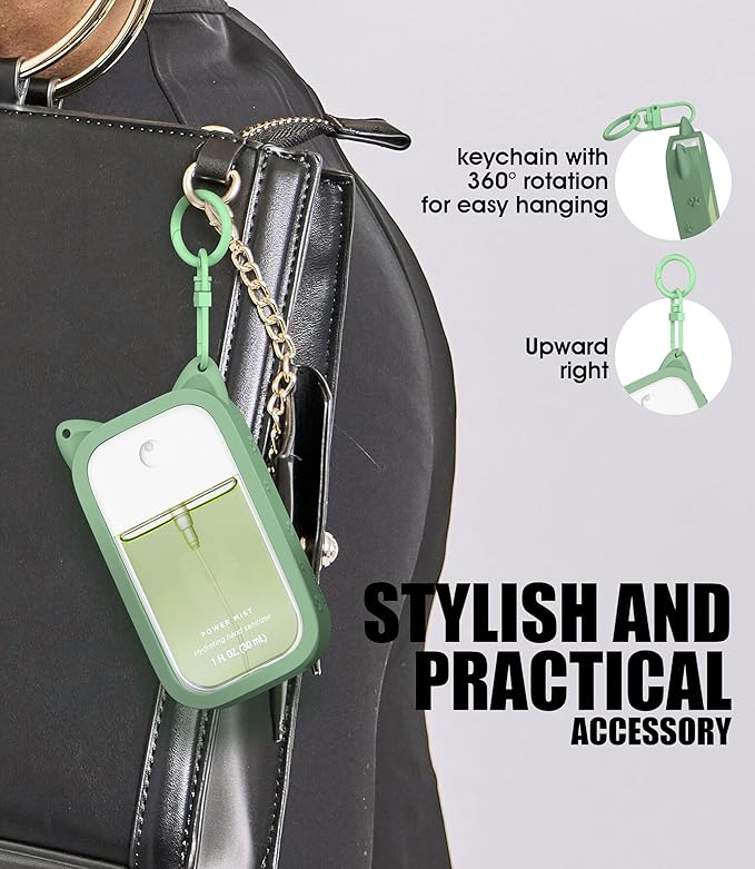Sonnorel Silicone Case Compatible with Touchland Hand Sanitizer Spray (Fit for 1 FL OZ/30 mL Ver)