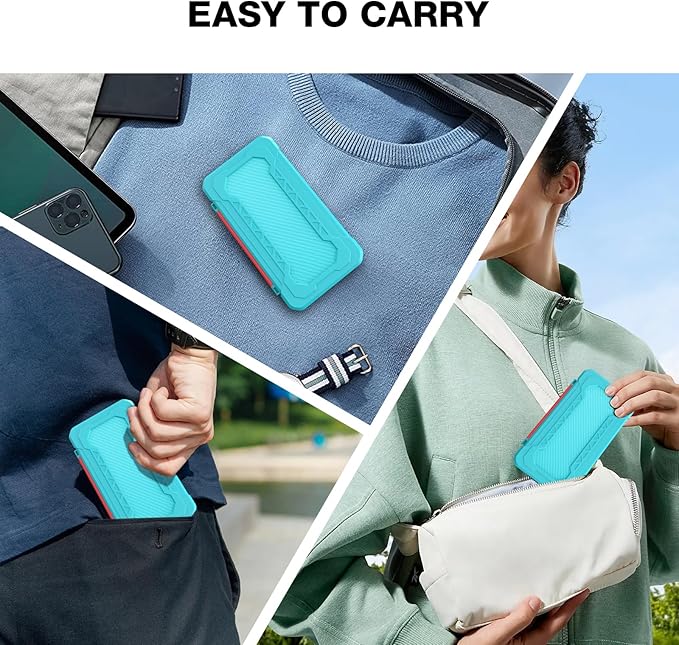 HEIYING Switch Game Case for Nintendo Switch/Lite/OLED, Memory Games Holder Case with 24 Game Card Slots and 24 Micro SD Cards Slots