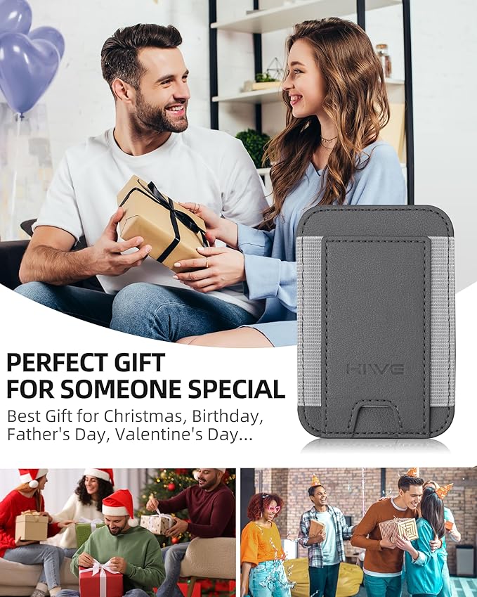 HiWe for MagSafe Wallet: 7-Card Holder, RFID Blocking, Strong Magnet for iPhone 12-17 Series, Slim, 1 Slot