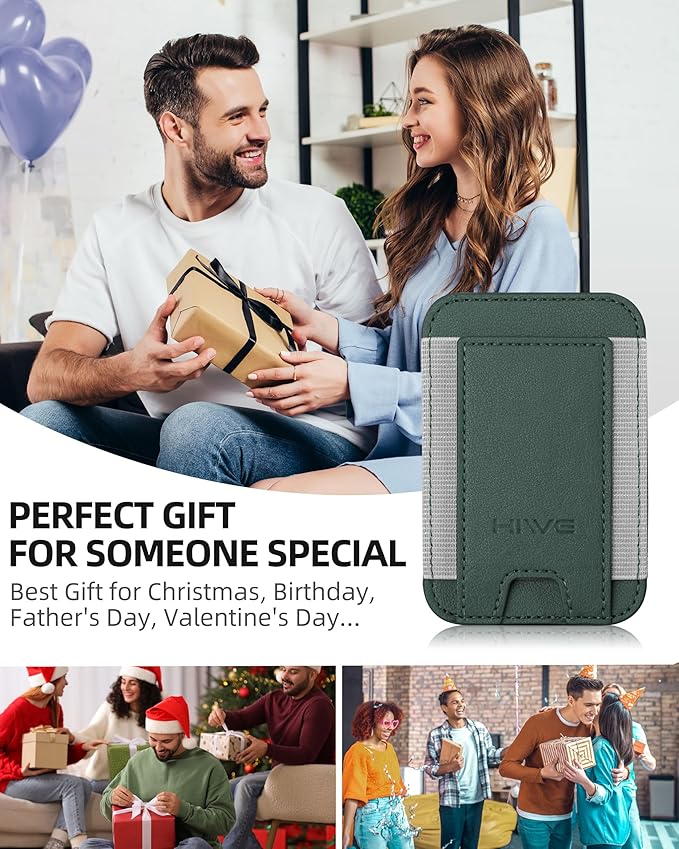 HiWe for MagSafe Wallet: 7-Card Holder, RFID Blocking, Strong Magnet for iPhone 12-17 Series, Slim, 1 Slot