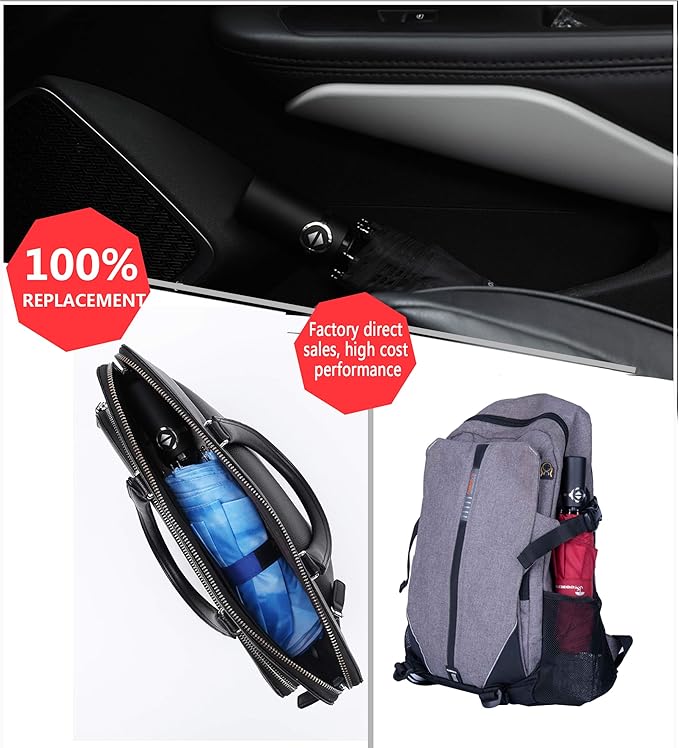SY COMPACT Travel Umbrella for Rain, Windproof Automatic Compact Umbrella, UV Sun Protection, Lightweight Waterproof Travel Size for Backpack & Car, Factory Direct